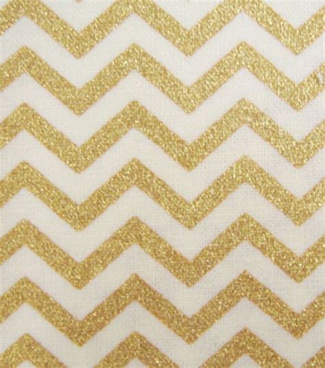 keepsake calico fabric-cream with gold metallic chevron|Keepsake Calico Cotton Fabric Cream & Gold Metallic Chevron.